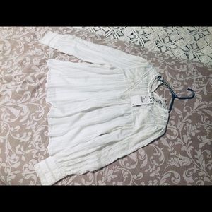 White broderie shirt